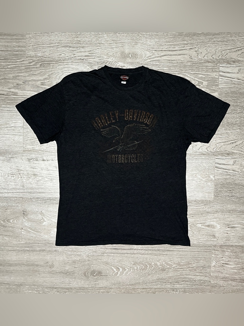 Harley-Davidson Black Short-Sleeve Eagle Graphic Tee
